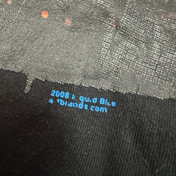 Vintage Y2K Dragon Rider  Skull T Shirt Size  L Black Retro 2008 - Picture 3 of 7